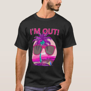 Ich bin raus letzter Schultag Proff Sommer Shades T-Shirt