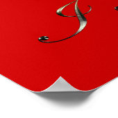 Ich BIN RAVEN II Flying Raven Art Poster (Ecke)