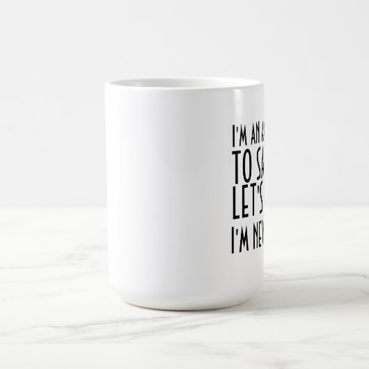 ICH BIN RECHNER, UM DIE ZEIT RETTEN, LASSEN SIE UN KAFFEETASSE (Mittel)