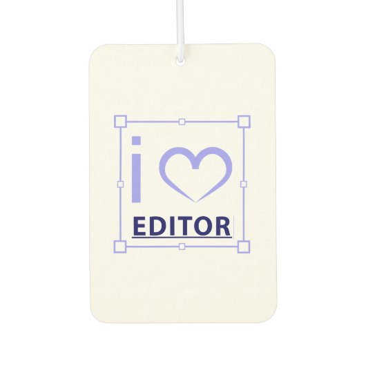 Ich bin Redakteurin Autolufterfrischer (Vorderseite)