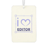 Ich bin Redakteurin Autolufterfrischer (Rückseite)