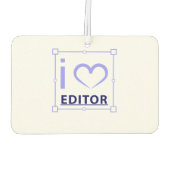 Ich bin Redakteurin Autolufterfrischer (Rückseite)