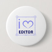 Ich bin Redakteurin Button (Vorderseite)