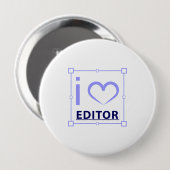 Ich bin Redakteurin Button (Vorne & Hinten)