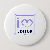 Ich bin Redakteurin Button (Vorderseite)