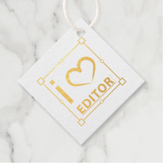 Ich bin Redakteurin Geschenkanhänger