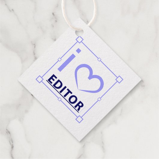 Ich bin Redakteurin Geschenkanhänger (Rückseite)