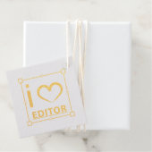 Ich bin Redakteurin Geschenkanhänger (Mit Box)