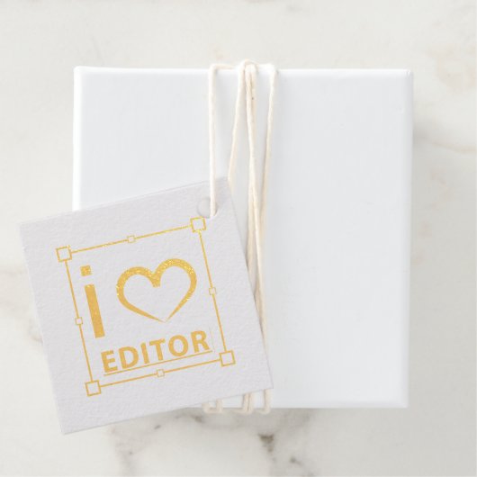 Ich bin Redakteurin Geschenkanhänger (Mit Box)