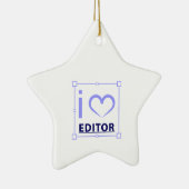 Ich bin Redakteurin Keramik Ornament (Rechts)