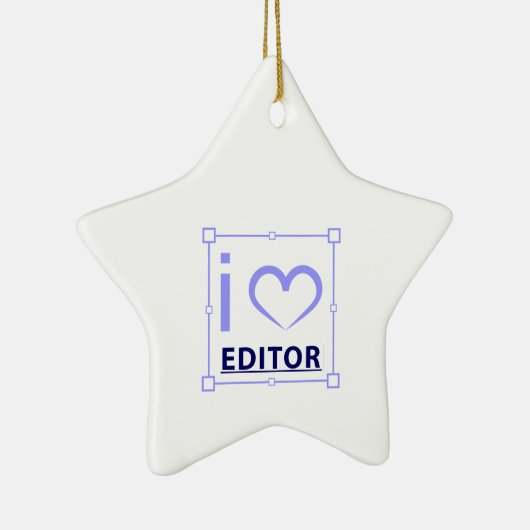 Ich bin Redakteurin Keramik Ornament (Rechts)