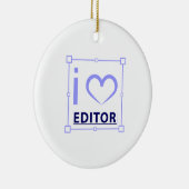 Ich bin Redakteurin Keramik Ornament (Rechts)