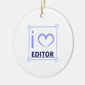 Ich bin Redakteurin Keramik Ornament (Links)