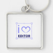 Ich bin Redakteurin Schlüsselanhänger (Vorne)