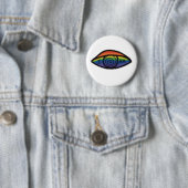 ICH BIN Regenbogen-Stolz Button (Beispiel)