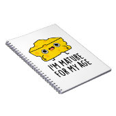 Ich bin reif für meinen alten, lustigen Käse-Pub Notizblock (Rechte Seite)