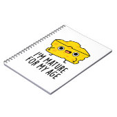 Ich bin reif für meinen alten, lustigen Käse-Pub Notizblock (Linke Seite)