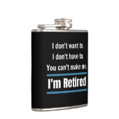 Ich bin remüde Funny Flachmann (Rechts)