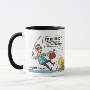 Ich bin Rentner Tasse - Ich will nicht in den Ruhe