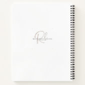 ICH BIN RESILIENT Notebook Notizblock (Rückseite)