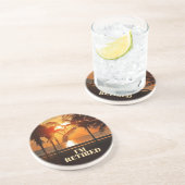 ICH BIN RETIRIERT, TROPISCHE PALMBÄUME, GETRÄNKEUNTERSETZER (Seite)