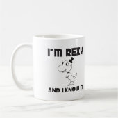 Ich bin Rexy und ich kenne es Kaffeetasse (Links)