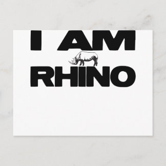 ICH BIN RHINO POSTKARTE