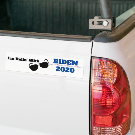 Ich bin Ridin' mit Biden 2020 Autoaufkleber (Auf Lkw)