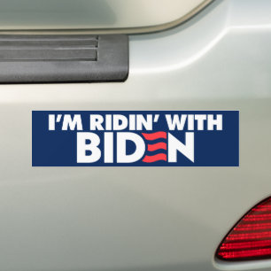 Ich bin Ridin' mit Biden 2024 Autoaufkleber
