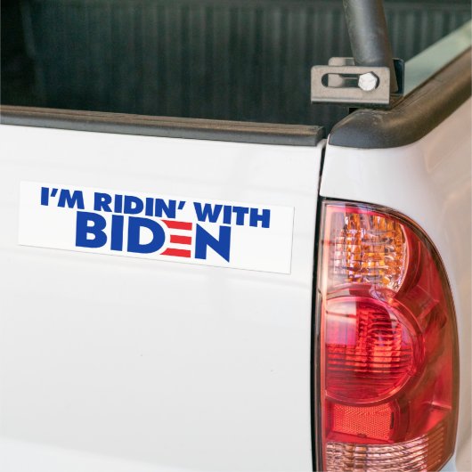 Ich bin Ridin' mit Biden 2024 Autoaufkleber (Auf Lkw)