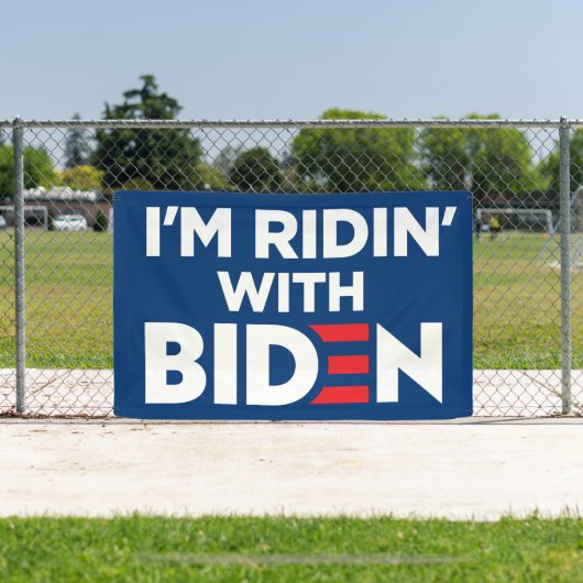 Ich bin Ridin mit Biden 2024 Banner (InSitu)
