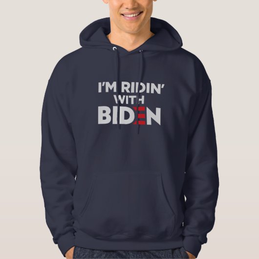 Ich bin Ridin mit Biden 2024 Hoodie (Vorderseite)