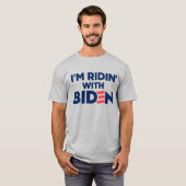 Ich bin Ridin mit Biden 2024 T-Shirt (Vorne ganz)