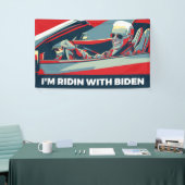 ICH BIN RIDIN MIT BIDEN BANNER (Messeveranstaltung)
