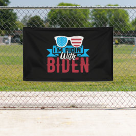 Ich bin Ridin mit Biden Banner