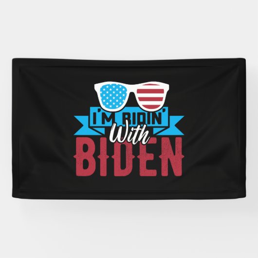Ich bin Ridin mit Biden Banner (Horizontal)