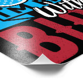 Ich bin Ridin mit Biden Fotodruck (Ecke)