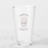 Ich bin Ridin' mit Biden Glas (Rückseite)