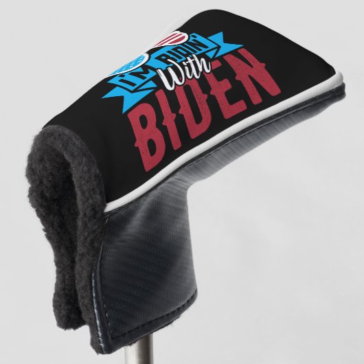 Ich bin Ridin mit Biden Golf Headcover (3/4 Vorderseite)