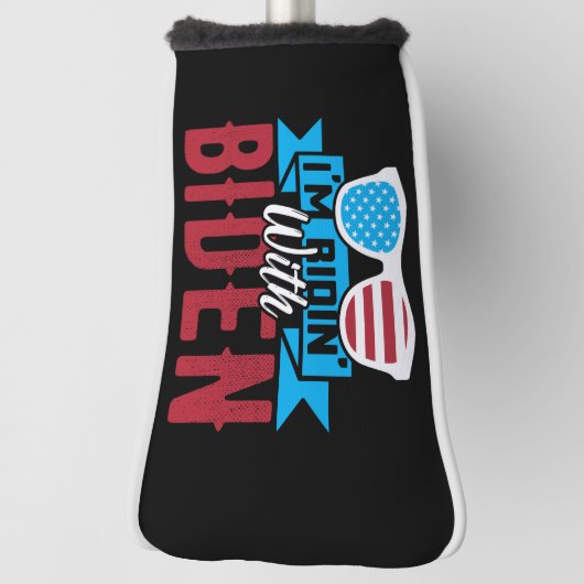 Ich bin Ridin mit Biden Golf Headcover (Rotieren 90)