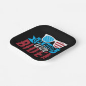 Ich bin Ridin mit Biden Pappteller (Gewinkelt)