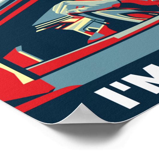 ICH BIN RIDIN MIT BIDEN POSTER (Ecke)