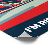 ICH BIN RIDIN MIT BIDEN POSTER (Ecke)