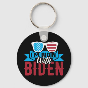Ich bin Ridin mit Biden Schlüsselanhänger