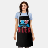 Ich bin Ridin mit Biden Schürze (Getragen)