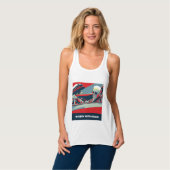 ICH BIN RIDIN MIT BIDEN TANK TOP (Vorderseite Vollansicht)