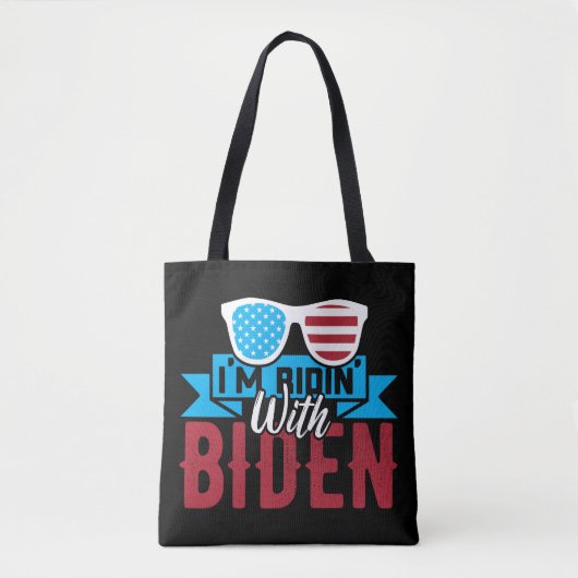 Ich bin Ridin mit Biden Tasche (Vorderseite)