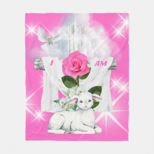 Ich bin Risen Fleece Blanket