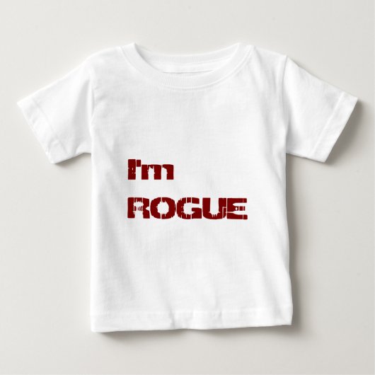 Ich bin ROGUE Baby T-shirt (Vorderseite)