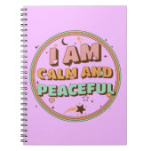 Ich bin ruhig und Friedlich Notizblock (Vorderseite)